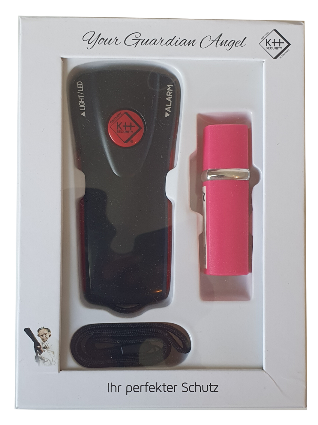 Geschenkbox Taschenlampen Alarm + Alarm Lippenstift